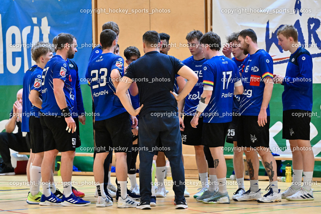 SC Ferlach vs. HSG Bärnbach/Köflach 30.3.2024 | SC Ferlach Mannschaft, SC Ferlach vs. HSG Bärnbach/Köflach 30.3.2024, SC Ferlach vs. HSG Bärnbach/Köflach am 30.03.2024 in Ferlach (Ballspielhalle Ferlach), Austria, (Photo by Bernd Stefan)