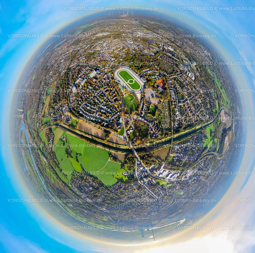 Dinslaken221120007Uebersicht | Luftbild der alten und der neuen Emschermündung auf der Stadtgrenze zwischen Dinslaken und Voerde, Mündung in den Fluß Rhein, Emscherumbau, EGLV, Emschergenossenschaft, neue Emschermündung, Fischtreppe, Ruhrgebiet, Nordrhein-Westfalen, Deutschland