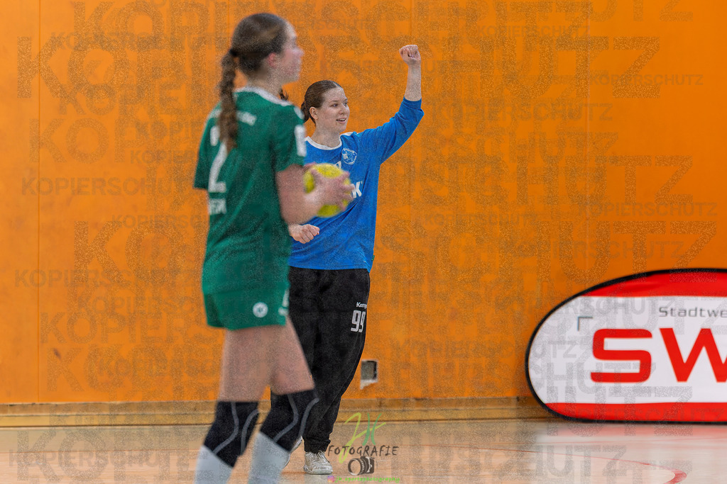 Jugendbundesliga wJA, Pokalrunde, HSG Kleenheim/Langgöns - Frisch Auf Göppingen | Jugendbundesliga wJA, Pokalrunde, HSG Kleenheim/Langgöns - Frisch Auf Göppingen am 28.02.2026 in Oberkleen (Weidig-Halle)Photo © 2026 - Jörg Heinrich - Realisiert mit Pictrs.com