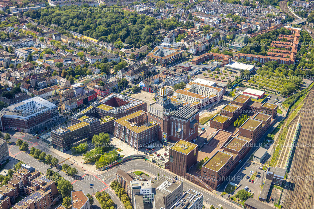 Dortmund240800887 | Luftbild, Dortmunder U Zentrum und Studentenwohnheim, Robert-Bosch-Berufskolleg, Hotel Residence Inn Dortmund City, Dorstfelder Brücke, Dortmund, Ruhrgebiet, Nordrhein-Westfalen, Deutschland