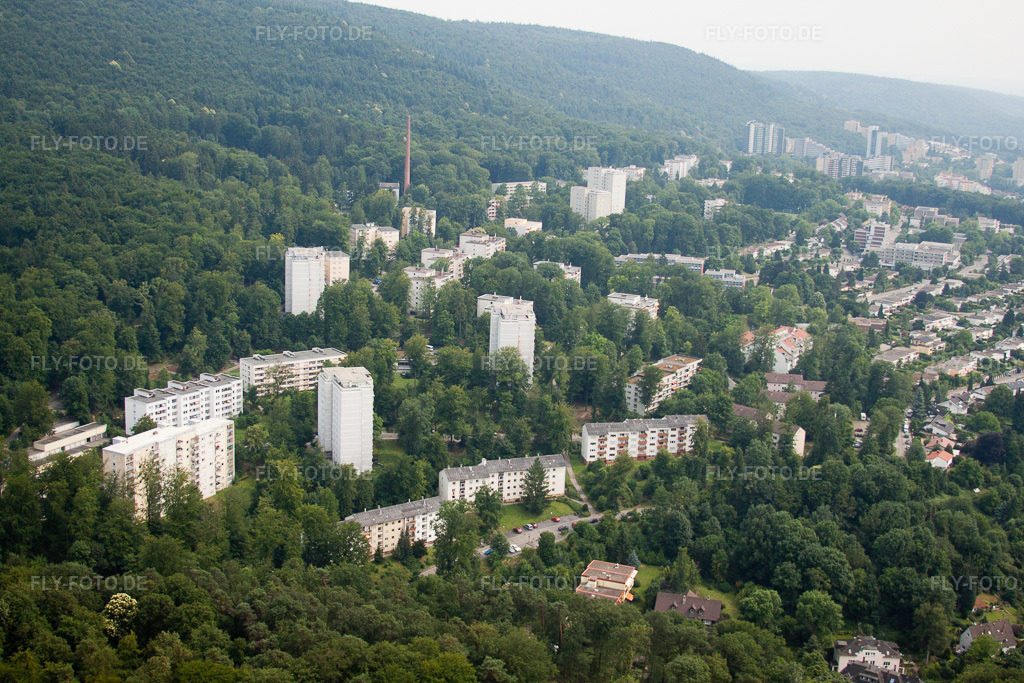 Luftbild: HD-Boxberg von Norden im Ortsteil Boxberg in Heidelberg im Bundesland Baden-Württemberg in Deutschland. Foto: IMG_29953.jpg vom 02.07.2010 durch Werner Riehm/FLY-FOTO.de