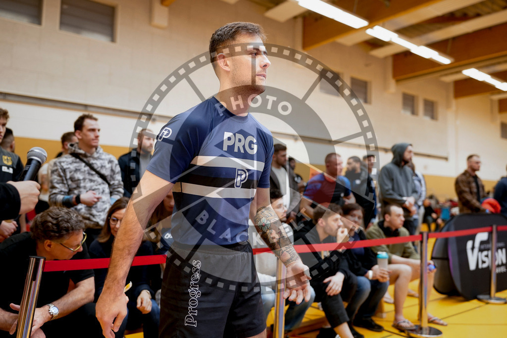 20240203PBB09346 | Fighters compete during the Brazilian Jiu-Jitsu Championship of the AJP Tour in Maintal by Frankfurt am Main, Germany, on February 2, 2024.