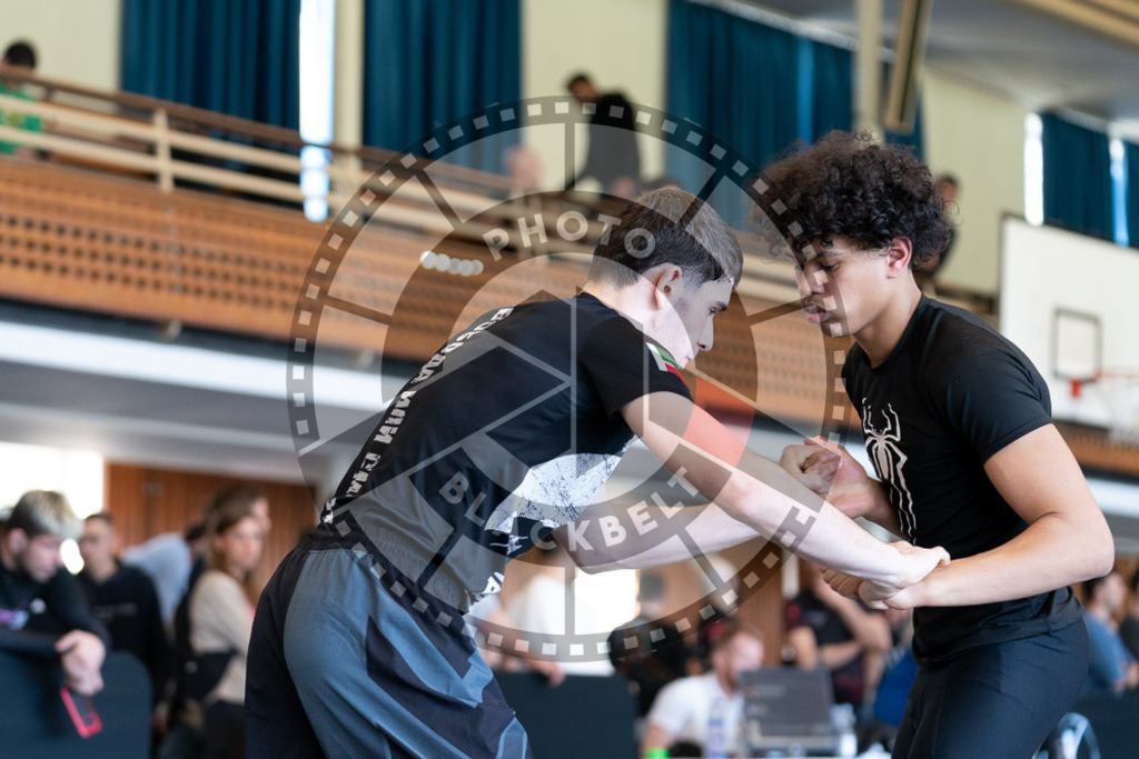 20250329PBB1634 | Fighters compete during the International Luta Livre (ILLCS) Germany IX Spring 2025 Competition spring on March 29, 2025 in Hannover, Germany.© Chiara Dazi