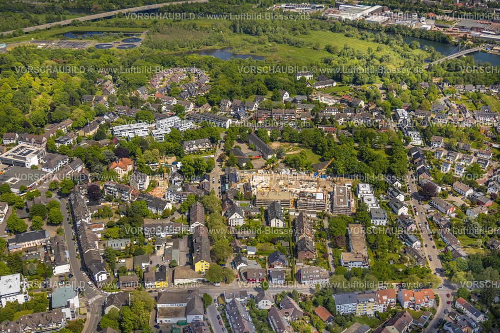 Essen230511963 | Luftbild, Baustelle und Neubau Wohnhäuser an der Zölestinstraße, Heisingen, Essen, Ruhrgebiet, Nordrhein-Westfalen, Deutschland