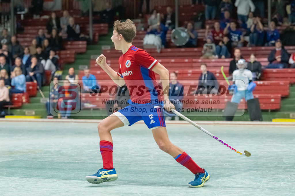 HK_20230305_105943 | Deutsche Meisterschaft MU16 1/2 Finale Mannheimer HC - Harvestehuder THC am 5.3.2023 RWK, Köln ,