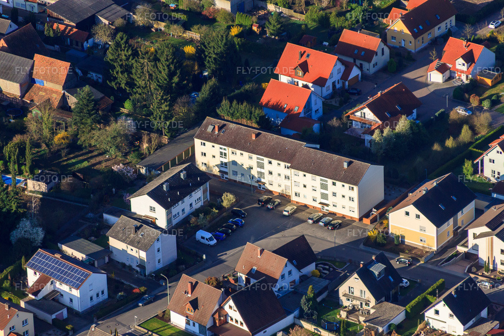 Luftbild: Sandstr in Offenbach an der Queich im Bundesland Rheinland-Pfalz in Deutschland. Foto: IMG_63311.jpg vom 20.03.2014 durch Werner Riehm/FLY-FOTO.de