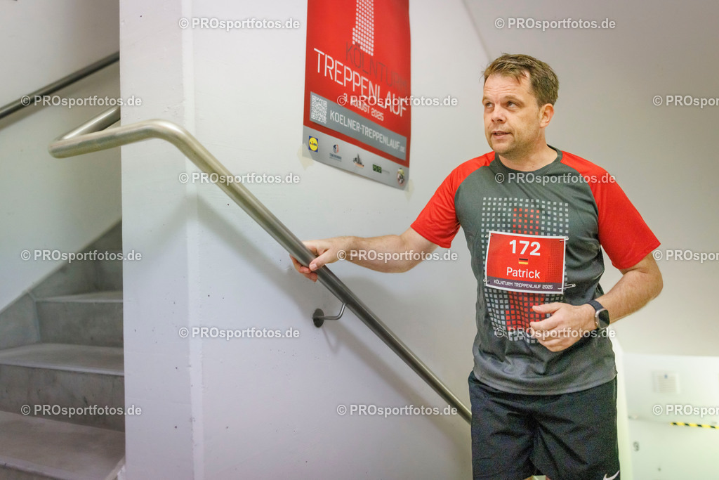 KölnTurm Treppenlauf; Köln, 03.08.2025 | Impressionen vom KölnTurm Treppenlauf am 03.08.2025 in Köln (Nordrhein-Westfalen). 