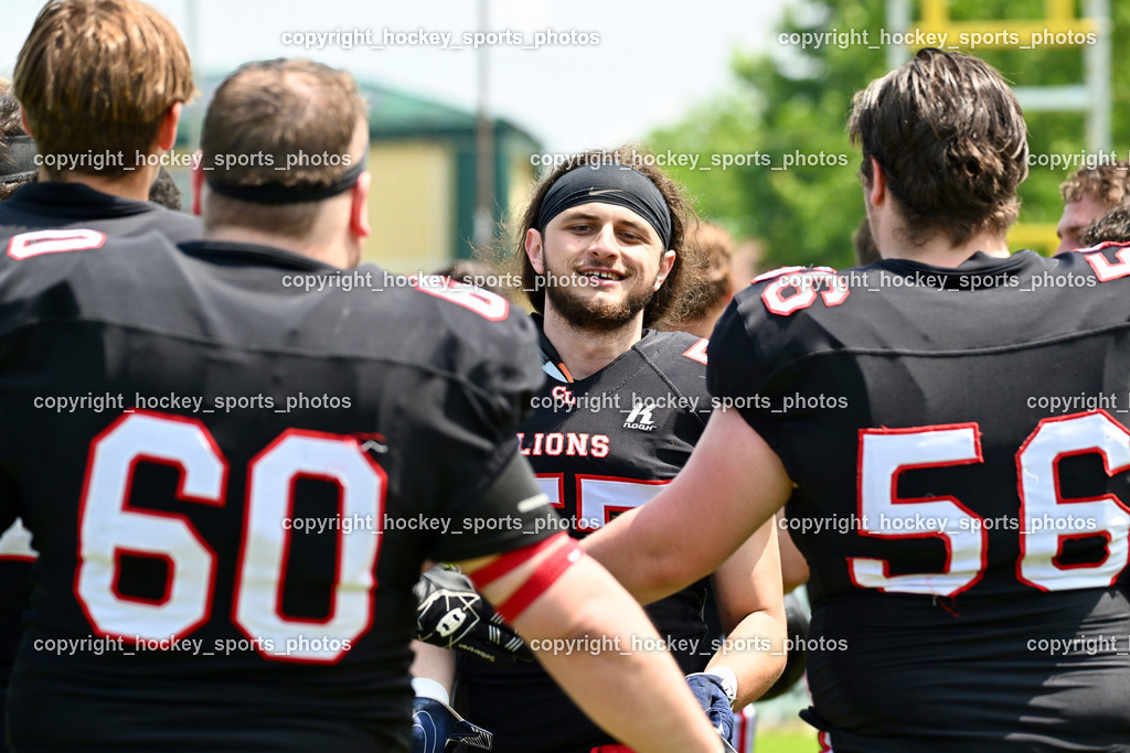 Carinthian Lions vs. Cineplexx Blue Devils | #57 Colovic Blagota Carinthian Lion, Carinthian Lions vs. Cineplexx Blue Devils, Carinthian Lions vs. Cineplexx Blue Devils am 09.06.2025 in Klagenfurt (ASV Sportplatz), Austria, (Photo by Bernd Stefan)