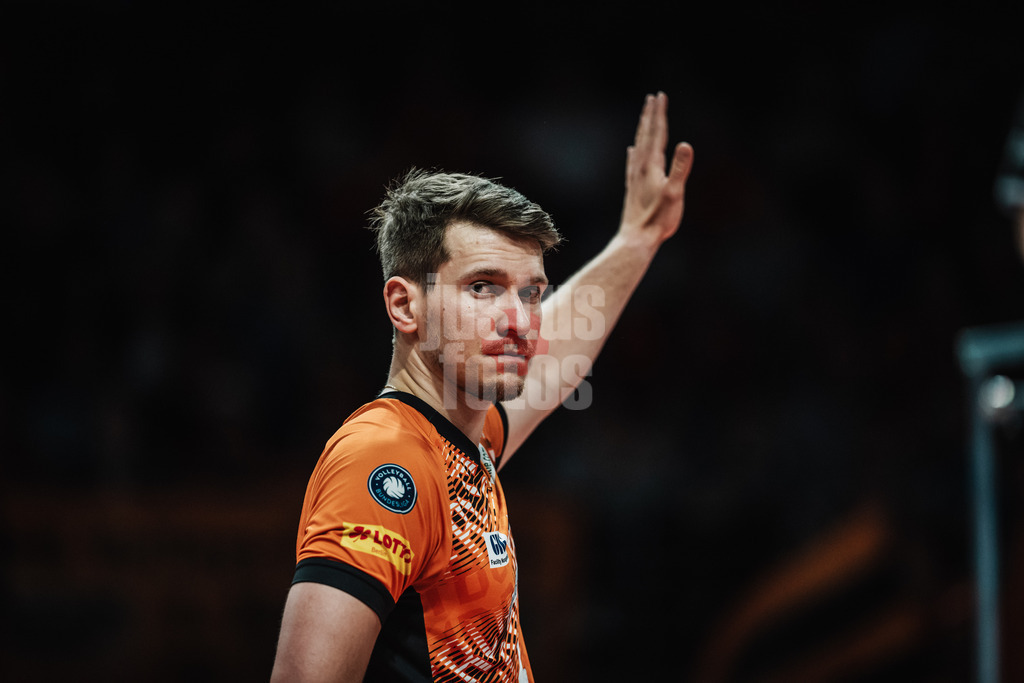 Volleyball | Herren | Saison 2024/2025 | 1. Volleyball Bundesliga Männer | Finale | BERLIN RECYCLING Volleys vs. SVG Lüneburg | 03.05.2025 | Johannes Tille (#6, Berlin Recycling Volleys)