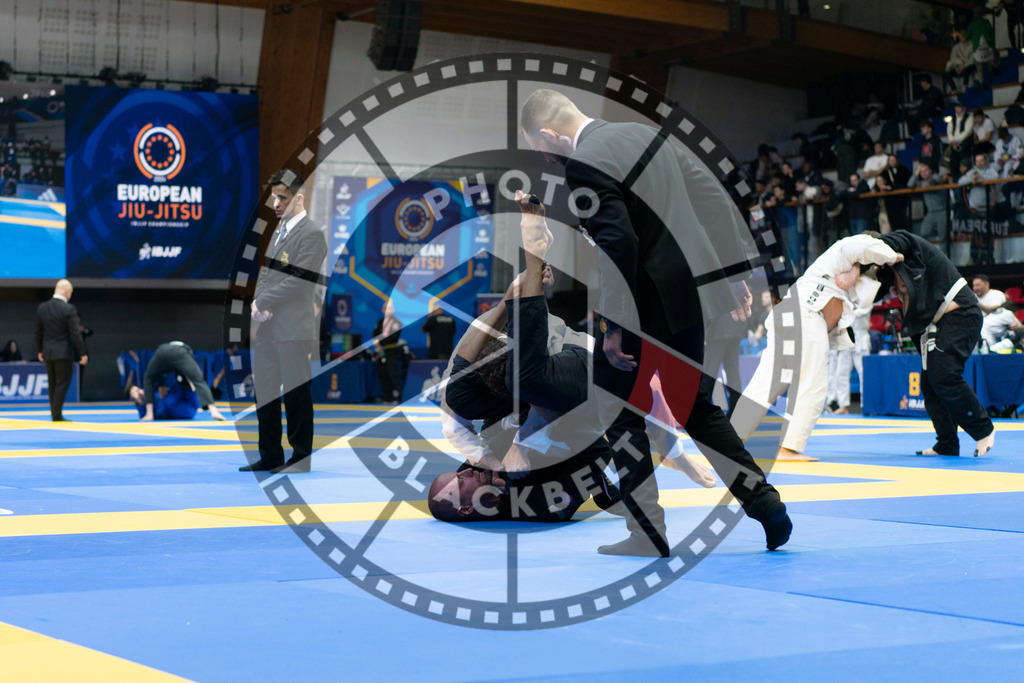 20240119PBB2964 | Fighters compete during the IBJJF European Championship in Paris, France, on January 19, 2024.