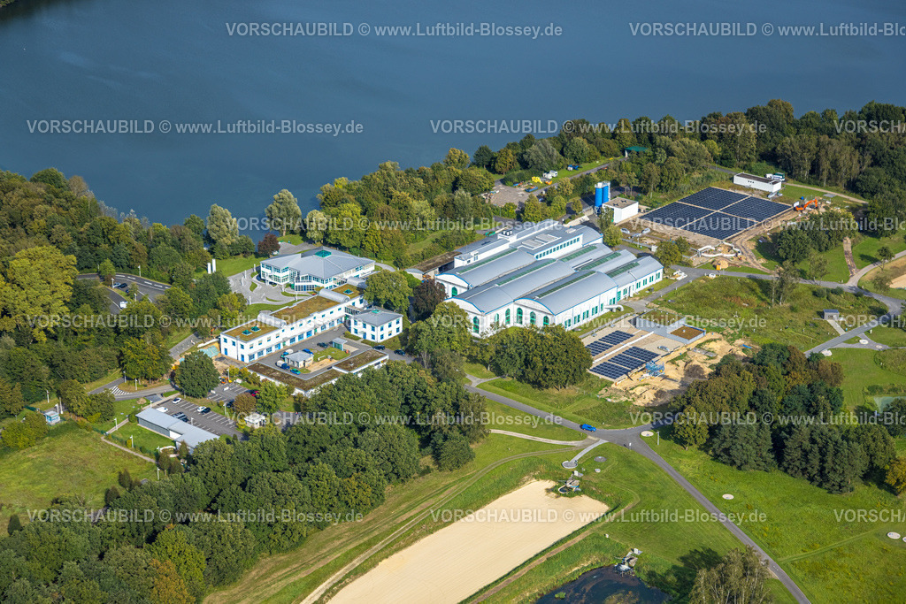 Haltern230905837 | Luftbild, Wasserwerk Haltern am Halterner Stausee, Haltern-Stadt, Haltern am See, Ruhrgebiet Münsterland, Nordrhein-Westfalen, Deutschland