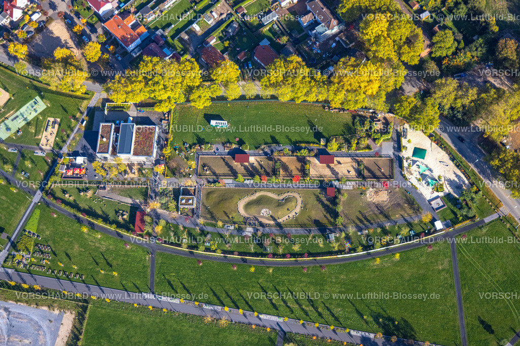 Kamp-Lintfort221004689 | Luftbild, Kalisto Tierpark, am Zechenpark, Lintfort, Kamp-Lintfort, Niederrhein, Ruhrgebiet, Nordrhein-Westfalen, Deutschland