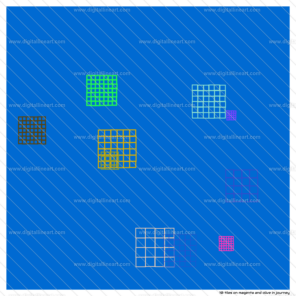 10-tiles-magenta-and-olive-in-journey | digitallineart - Realisiert mit Pictrs.com