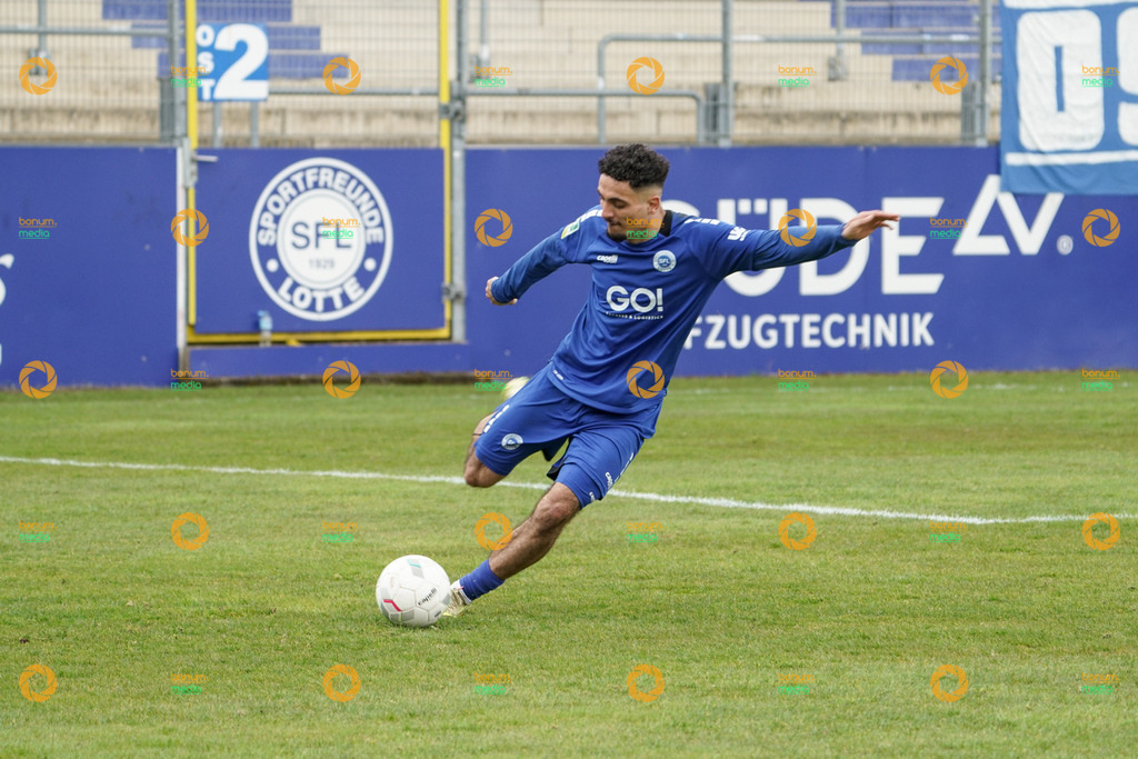 VfL Sportsfreunde Lotte vs. VfL Bochum II U23 - Regionalliga West - 28. Spieltag 2026 | Denis Milic, 22 - Realisiert mit Pictrs.com