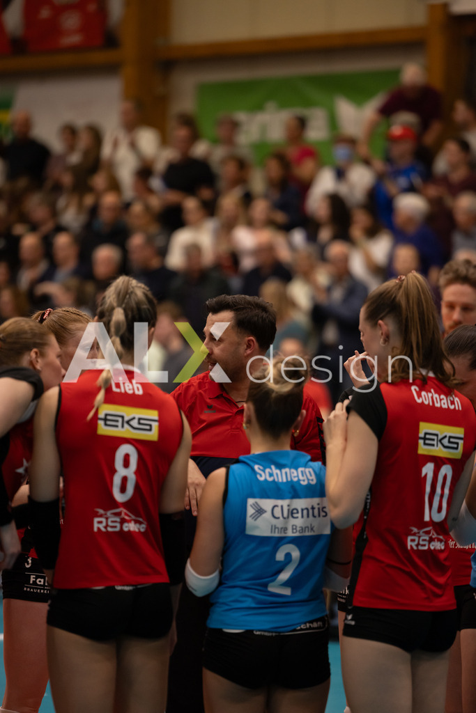 Volleyball I Frauen I Saison 2025-2026 I Volleyball NLA | Women I  Playoffs Finals 2/5 I  VC Kanti Schaffhausen - viteos NUC I  10.04.2026 | VC Kanti Schaffhausen Spielerinnen - Realisiert mit Pictrs.com