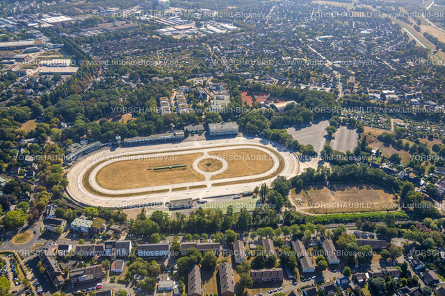 Dinslaken220806502 | Luftbild, Trabrennbahn Dinslaken, Bärenkampallee, Dinslaken, Ruhrgebiet, Nordrhein-Westfalen, Deutschland