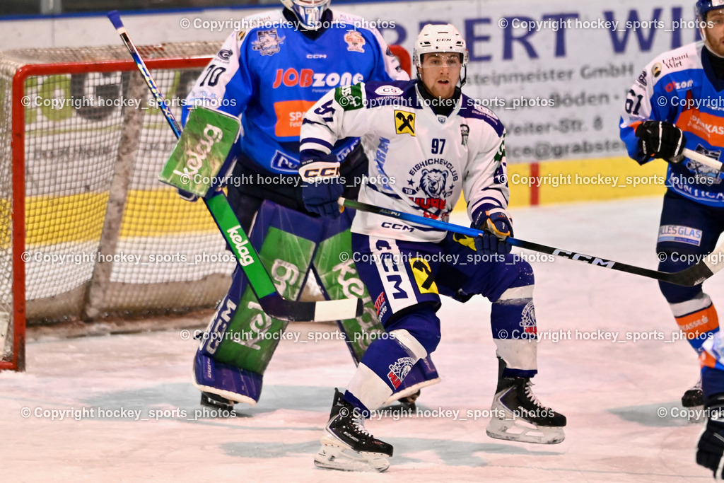 ESC Sparkasse STEINDORF vs. UECR Huben | #97 Fuetsch Johannes UECR EISBÄREN HUBEN, ESC Sparkasse STEINDORF vs. UECR Huben, ESC Sparkasse STEINDORF vs. UECR Huben am 30.01.2026 in Steindorf (Ossiachersee Halle), Austria, (Photo by Bernd Stefan)