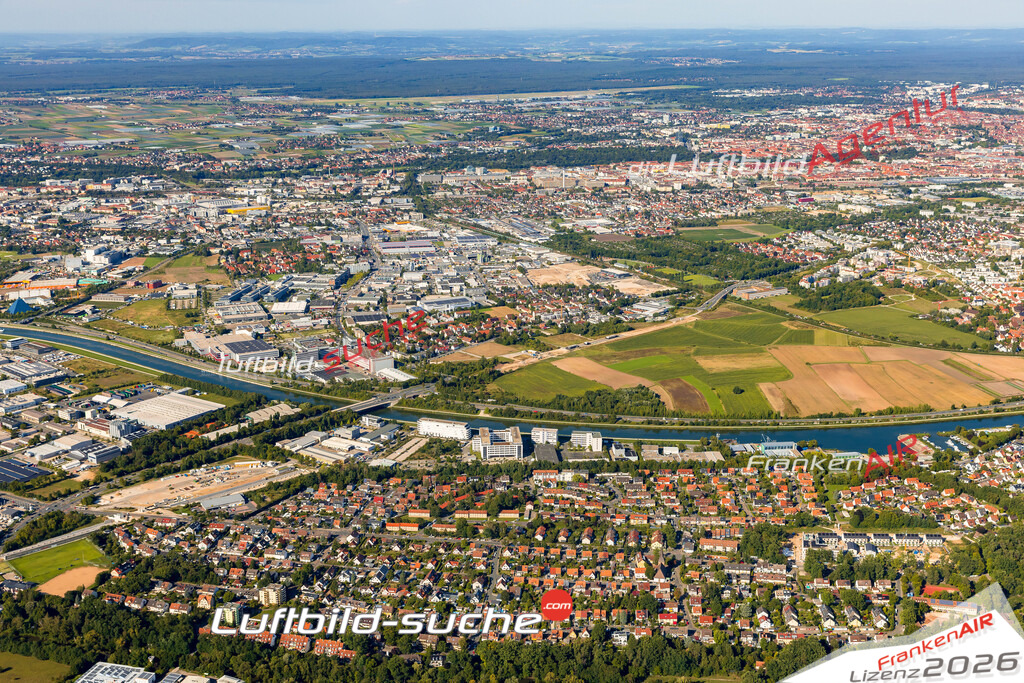 Luftaufnahme Gebersdorf Nürnberg - Die Luftaufnahme wurde 2025 vom UL-Flugzeug heraus erstellt ( keine Drohne ) - Hochauflösende Luftaufnahme - für professionelle Ausdrucke geeignet. Die Geschenkidee !Mit Lizenz und Bildrechte bestellbar