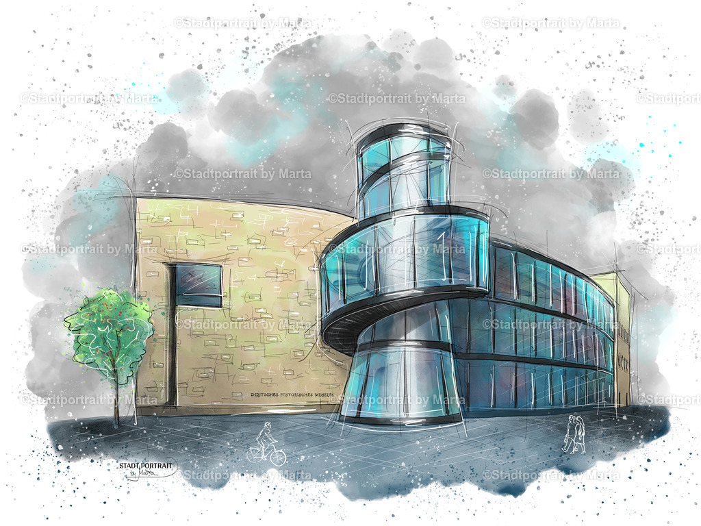 Pei-Bau des Deutschen Historischen Museums Berlin – Stadtportrait by Marta | Stadtportrait by Marta