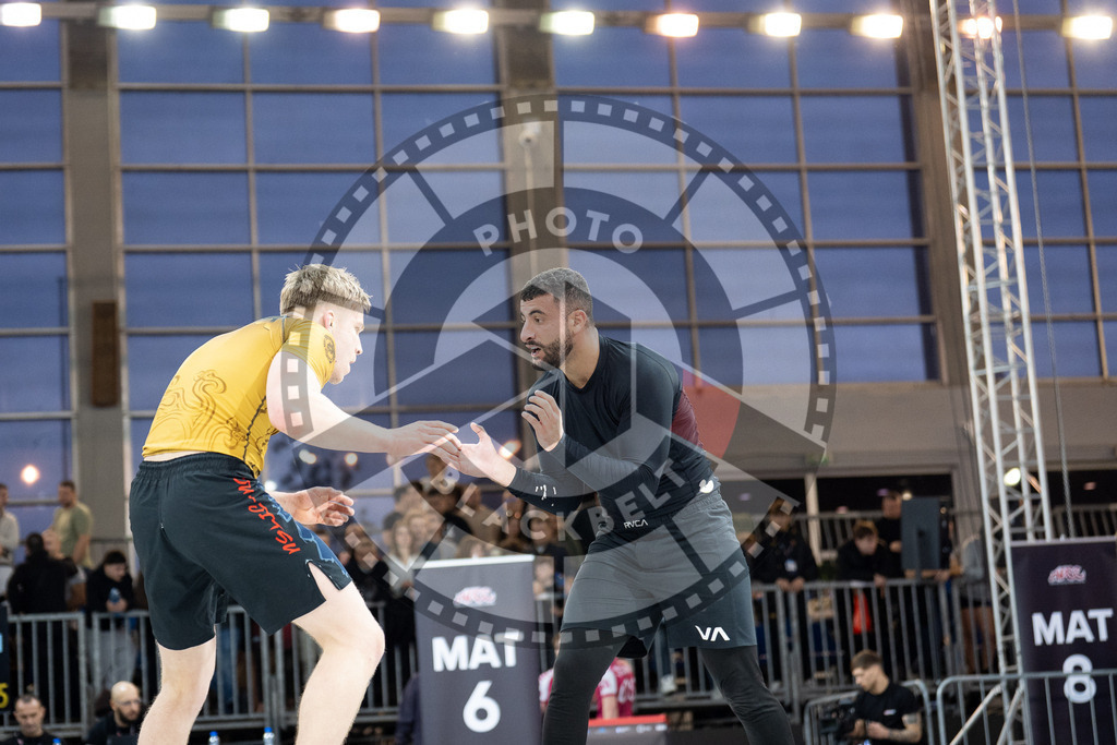 20260214PBB0536 | Fighters compete during the ADCC European Trials  competition day 1 in Belgrade, Serbia, on February 14, 2026.