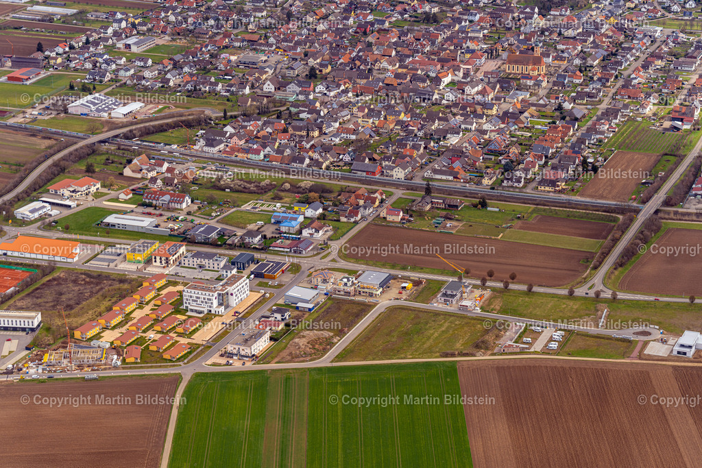 Ringsheim-12-03-23-1-3 | Bilder Fotos Luftbilder Luftaufnahmen Deutschland Süden Westen Schwarzwald Baden Württemberg  