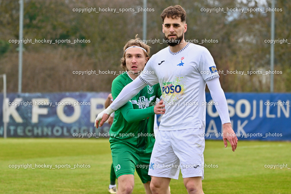 SAK vs. VST Völkermarkt | #24 Jovan Koprivica SAK, #20 Lukas Alfred Sadnik VST Völkermarkt, SAK vs. VST Völkermarkt, SAK vs. VST Völkermarkt am 21.03.2026 in Klagenfurt (Sportpark Welzenegg), Austria, (Photo by Bernd Stefan)