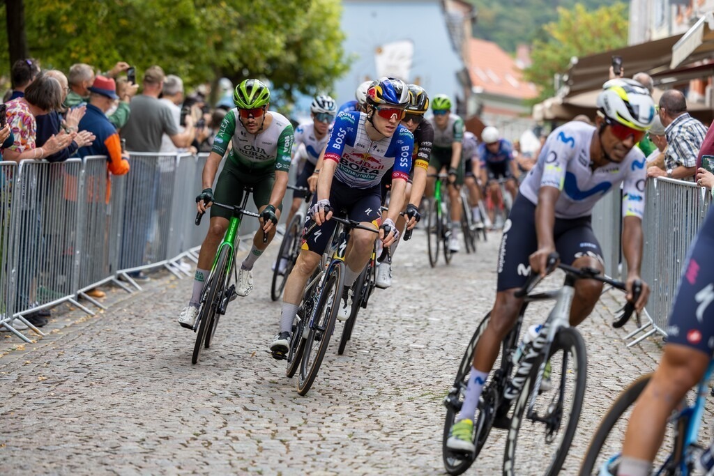Tour of Germany 2026 (Bad Dürkheim, Germany) | Bad Dürkheim, Germany, 22. Aug. 2026: Lidl Tour of Germany 2026 / The drivers pass through the city center of Bad Dürkheim - Realisiert mit Pictrs.com
