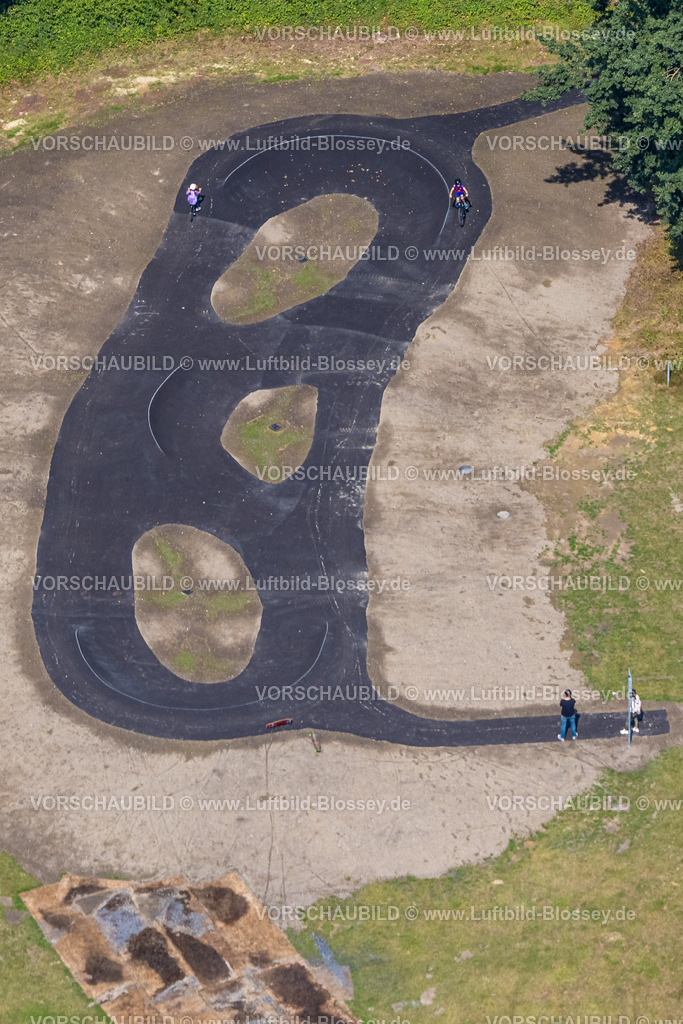Hamm250701616Rhynern | Luftbild, Pumptrack/Bürgerpark im Papenloh, Stadtbezirk Rhynern, Hamm, Ruhrgebiet, Nordrhein-Westfalen, Deutschland