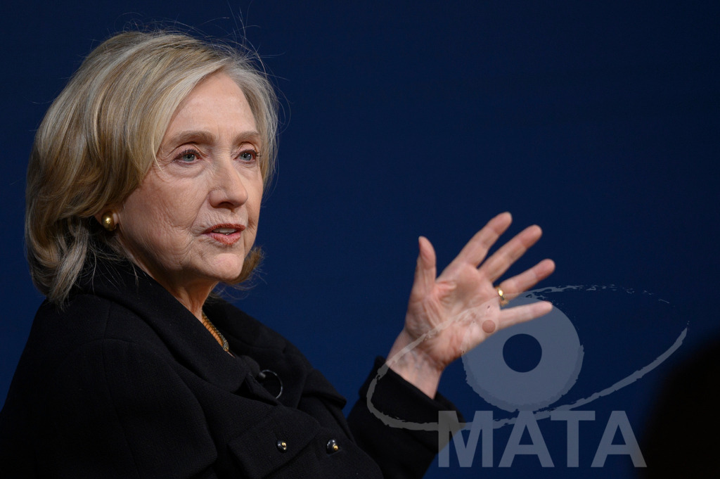 _DWI2874 | Die US-Politikerin Hillary Clinton auf der Veranstaltung Bridging Scholarship and Statecraft im Rahmen der Münchner Sicherheitskonferenz 2026. München, 13.02.2026 Bayern Deutschland  - Realisiert mit Pictrs.com