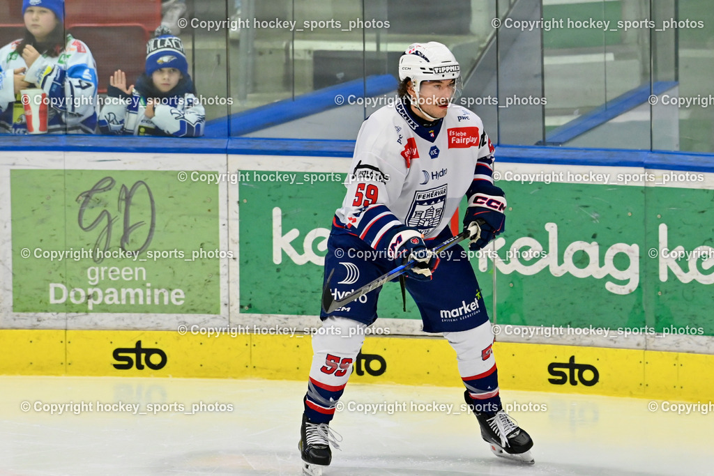 EC IDM WÄRMEPUMPEN VSV vs. HYDRO FEHERVAR AV 19 | #59 Messner Joel HYDRO FEHERVAR, EC IDM WÄRMEPUMPEN VSV vs. HYDRO FEHERVAR AV 19, EC IDM WÄRMEPUMPEN VSV vs. HYDRO FEHERVAR AV 19 am 20.11.2024 in Villach (Stadthalle Villach), Austria, (Photo by Bernd Stefan)