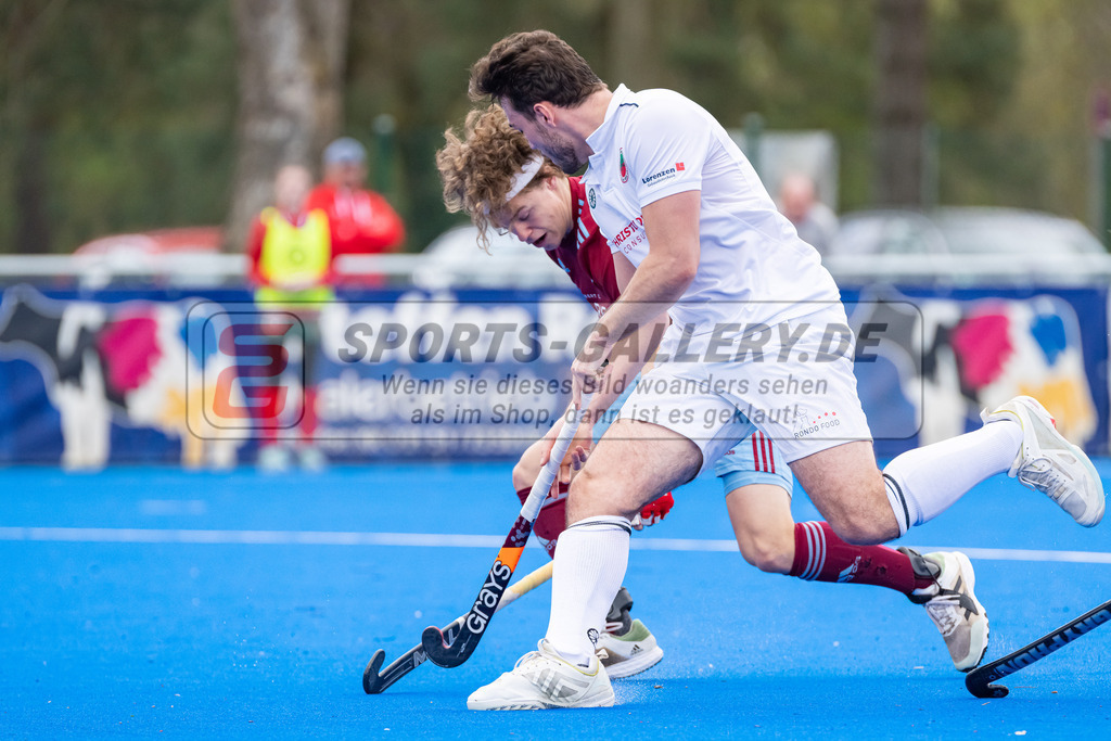 HK_20230415_106878 | 1. Bundesliga Herren Crefelder HTC - UHC Hamburg am 14.4.2023 Crefelder HTC, Krefeld , Masi Pfandt ( Crefelder HTC #77 ) , Strutthoff Michel ( UHC Hamburg #3 )