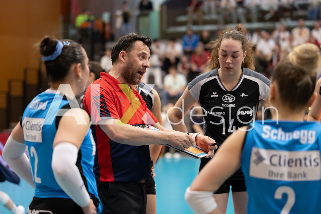 Volleyball I Frauen I Saison 2025-2026 I Volleyball NLA | Women I  Playoffs Finals 1/5 I viteos NUC - VC Kanti Schaffhausen I 06.04.2026 | Nicki Neubauer - Realisiert mit Pictrs.com