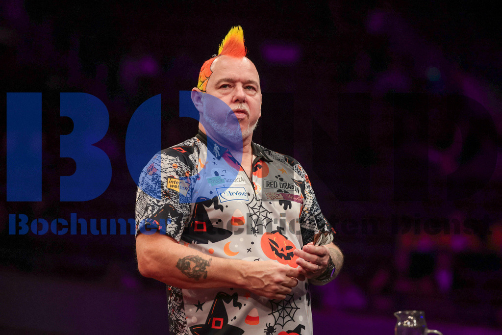  29.10.2023 - 
 | Sebastian Sendlak / Bochumer Nachrichtendienst (BOND) - PDC European Darts Championship: Viertelfinale {Persons shown} - Realisiert mit Pictrs.com