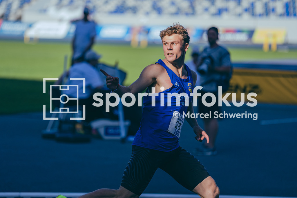 Deutsche Meisterschaften U20 / U16 2026 | Jakob Kemminer, LAC Quelle Fürth, 281, 100-Meter-Lauf Finale, Deutsche Meisterschaften der U20 &amp; U16 2026, Lohrheidestadion Bochum-Wattenscheid, 11.07.2026. Foto: Marcel Schwering / sportimfokus - Realisiert mit Pictrs.com