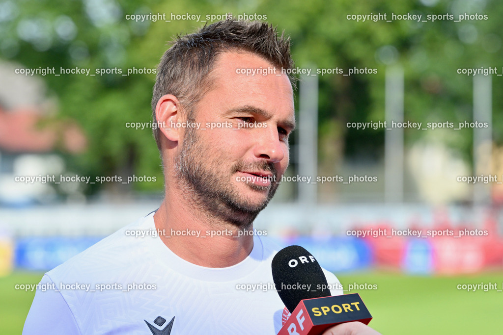 ATUS Velden vs. GAK | Headcoach GAK Gernot Messner, ATUS Velden vs. GAK, ATUS Velden vs. GAK am 26.07.2024 in Villach (Stadion Lind), Austria, (Photo by Bernd Stefan)