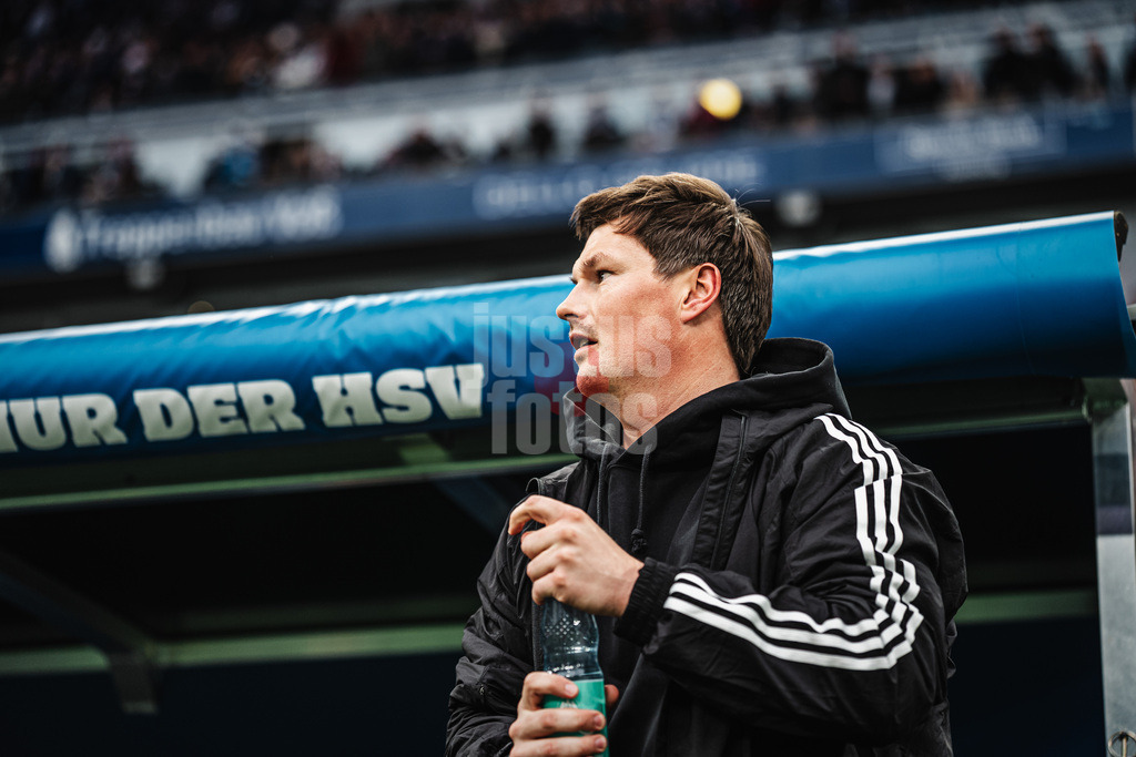Fußball | Männer | Saison 2025/2026 | 1. Fußball-Bundesliga | 31. Spieltag | Hamburger SV vs. TSG Hoffenheim | 25.04.2026 | Trainer Merlin Polzin (HSV)