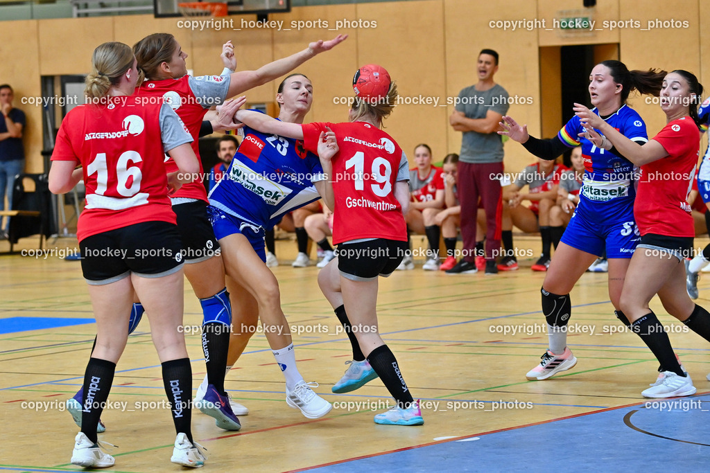 SC Ferlach Damen vs. WAT Atzgersdorf 3.9.2022 | #16 TESCHE Luca, #8 Kolundzic, Hena, #23 Prevendar Dorotea, #19 GSCHWENTNER Lilli, #71 Voncina Luna, #14 MUSTEDANAGIC Sara, 