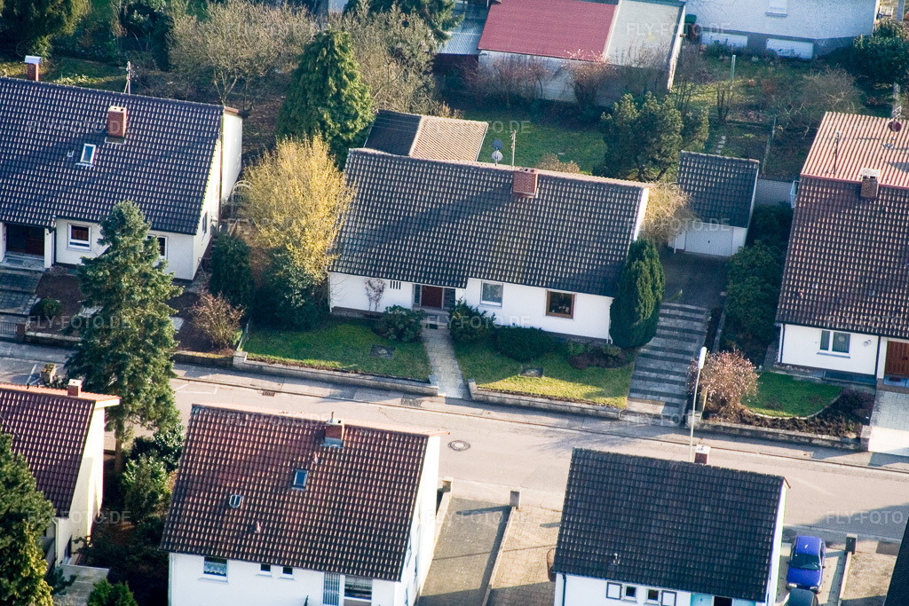 Luftbild: Zeppelinstr in Kandel im Bundesland Rheinland-Pfalz in Deutschland. Foto: IMG_5362.jpg vom 18.02.2007 durch Werner Riehm/FLY-FOTO.de