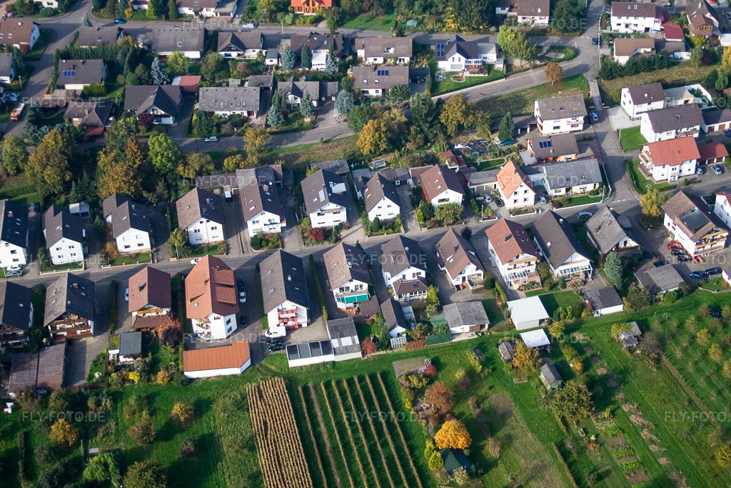 Luftbild: Urloffen,Runzweg im Ortsteil Urloffen in Appenweier im Bundesland Baden-Württemberg in Deutschland. Foto: IMG_13901.jpg vom 11.10.2008 durch Werner Riehm/FLY-FOTO.de