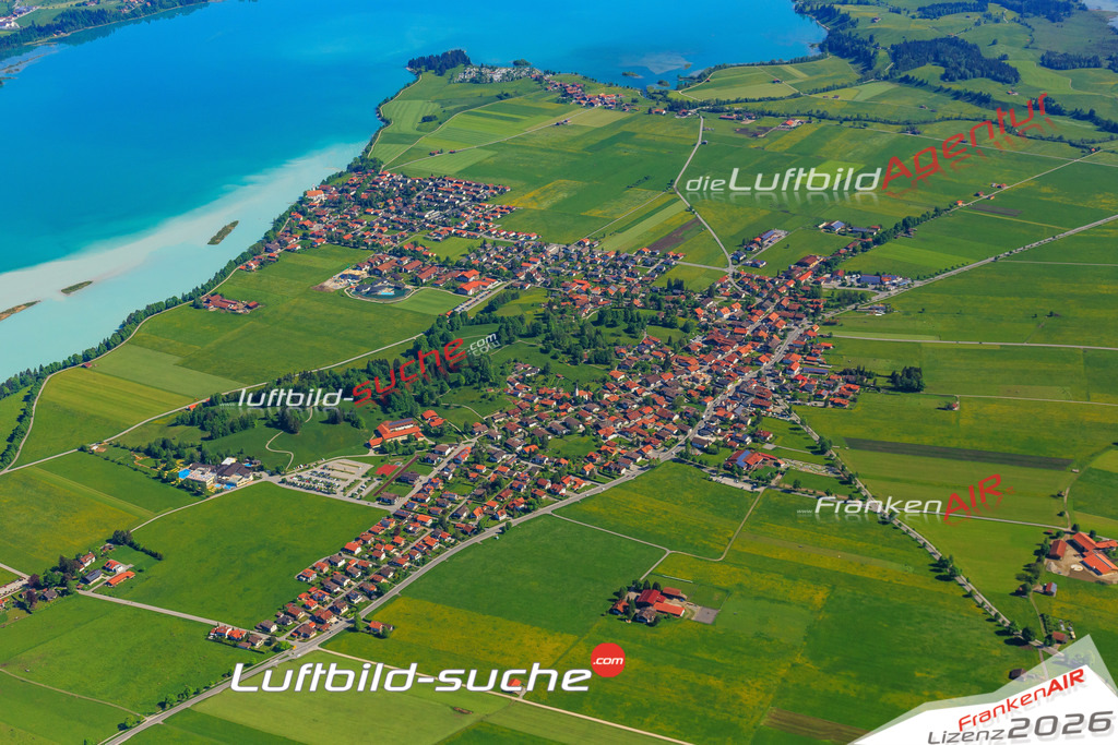 Luftbild von Alterschrofen Schwangau - Luftaufnahme wurde 2015 von https://frankenair.de mittels Flugzeug (keine Drohne) erstellt - die Geschenkidee