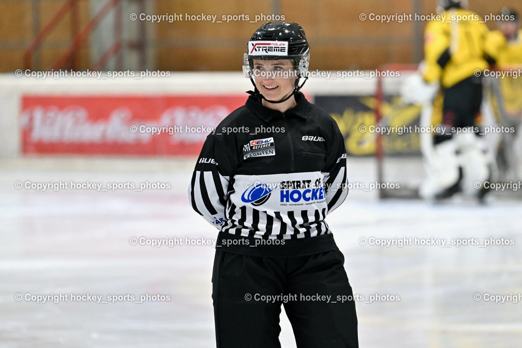 EC Spittal Hornets vs. USC Piraten Velden 7.2.2024 | Klemm Anja Referee