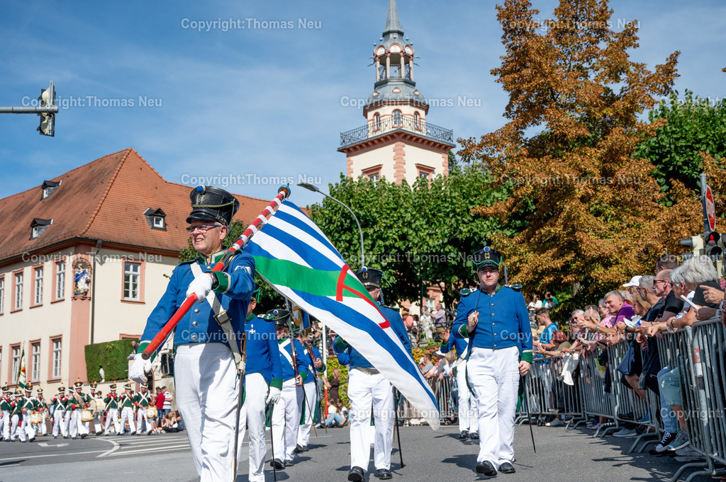 22_Winzerfestumzug-Bensheim | bbe, Bensheim, Winzerfestunmzug 2025, Bürgerwache Weinheim, ,, Bild: Thomas Neu