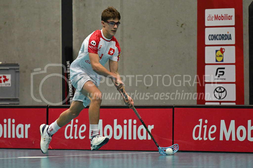 Switzerland U19 vs Finland U19 - 3. February 2024 | Switzerland U19 vs Finland U19
U19 Men International Matches in Switzerland
GoEasy Arena, Siggenthal Station
Switzerland forward #4 Sebastian Mathis.
Credit: Markus Aeschimann | <a href="https://www.markus-aeschimann.ch">Sportfotografie Markus Aeschimann</a> | <a href="https://www.instagram.com/sportfotografie.aeschimann">@sportfotografie.aeschimann</a> - Realisiert mit Pictrs.com