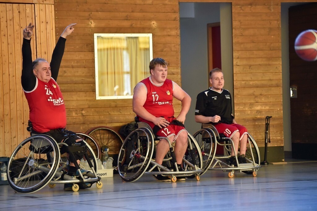 2024-10-26-0361 | RSKV Tuebingen vs. Hannover United 2, Rollstuhlbasketball, 2. Bundesliga Sued, 3. Spieltag, Saison 2024/2025, 26.10.2024, Foto: Ralph Kunze - Realisiert mit Pictrs.com