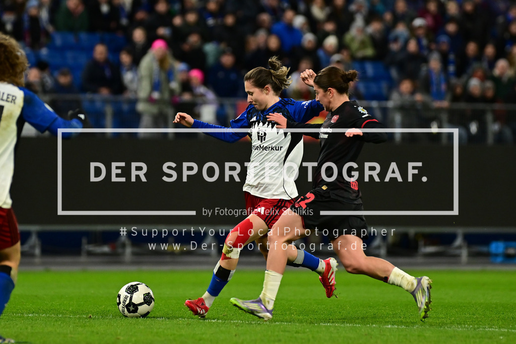 Fußball I Frauen I Saison 2025-2026 I DFB-Pokal I Achtelfinale I Hamburger SV - Bayer 04 Leverkusen I 18672 | Der Sportfotograf. - Realized with Pictrs.com