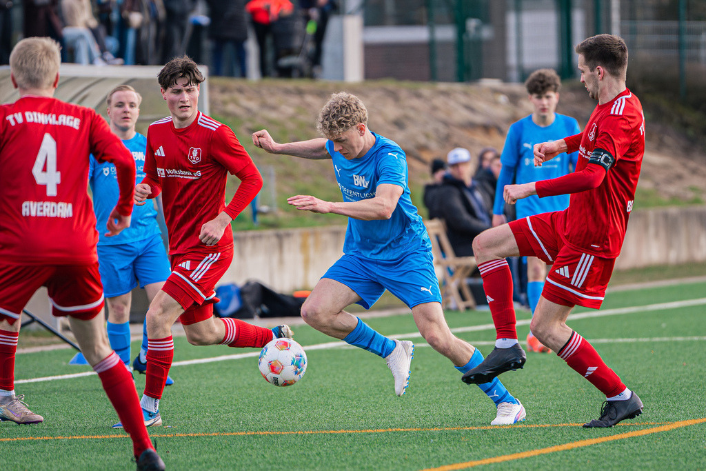 Fußball I Herren I Saison 2025-2026 I Landesliga Weser-Ems I 20. Spieltag I BW Lohne II - TV Dinklage I 15.03.20260048 | jns.sportfotos - Realisiert mit Pictrs.com