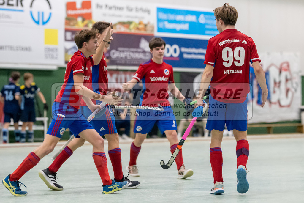 SFE_20230304_0054 | Deutsche Meisterschaft Männliche U16 Halle 2023 am 04.03.2023 in Köln (KTHC Stadion Rot-Weiss Köln Tennis and Hockey Club), Photo: Stephan Fehrmann 2022 (Sports-Gallery)