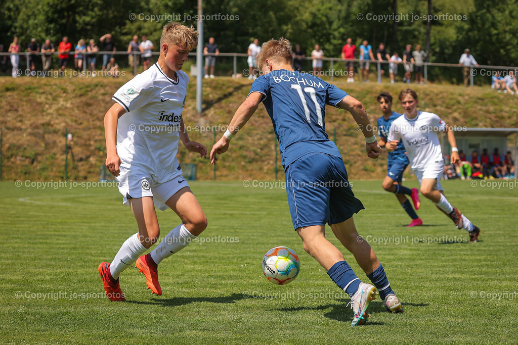 BQ3I5466 | 17.06.2023; Testspiel; Rasenplatz Offdilln; VfL Bochum U17 - Eintracht Frankfurt U17; Ergebnis: 3:1 (1:1)