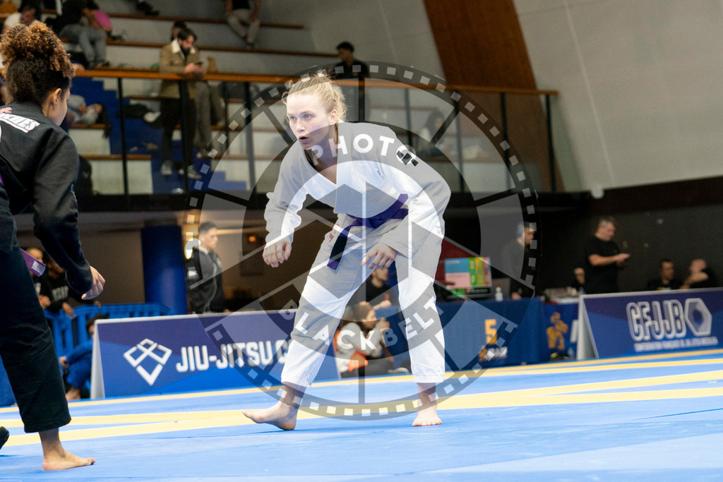 20240124PBB04597 | Fighters compete during the second day of the IBJJF European Championship in Paris, France, on January 24, 2024.