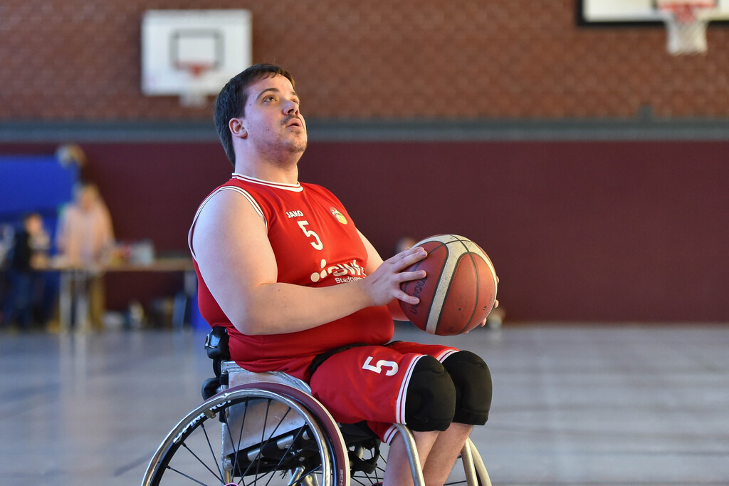 2024-10-26-0125 | RSKV Tuebingen vs. Hannover United 2, Rollstuhlbasketball, 2. Bundesliga Sued, 3. Spieltag, Saison 2024/2025, 26.10.2024, Foto: Ralph Kunze - Realisiert mit Pictrs.com